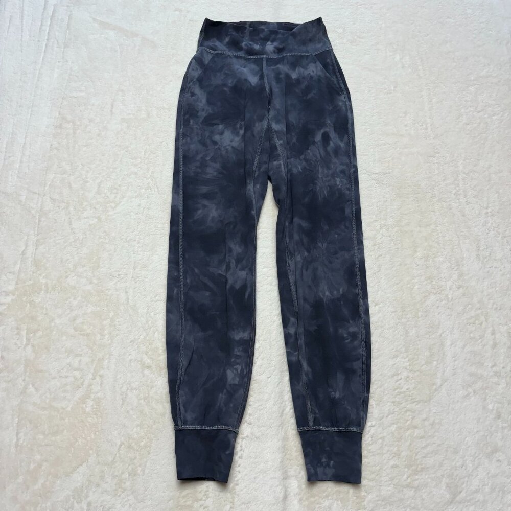 Lululemon Womens Align High Rise‎ Jogger Sz 2 Grey Nulu Soft Lightweight Pockets